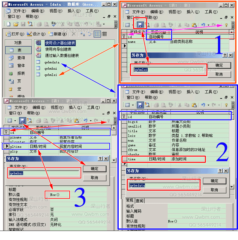asp簡(jiǎn)易論壇制作-數據庫的設置